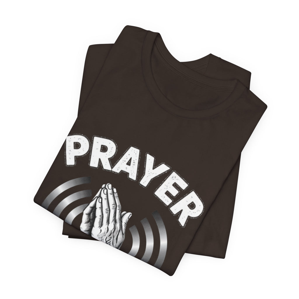 Prayer Tee — "The Original Wireless Connection" Graphic T-Shirt