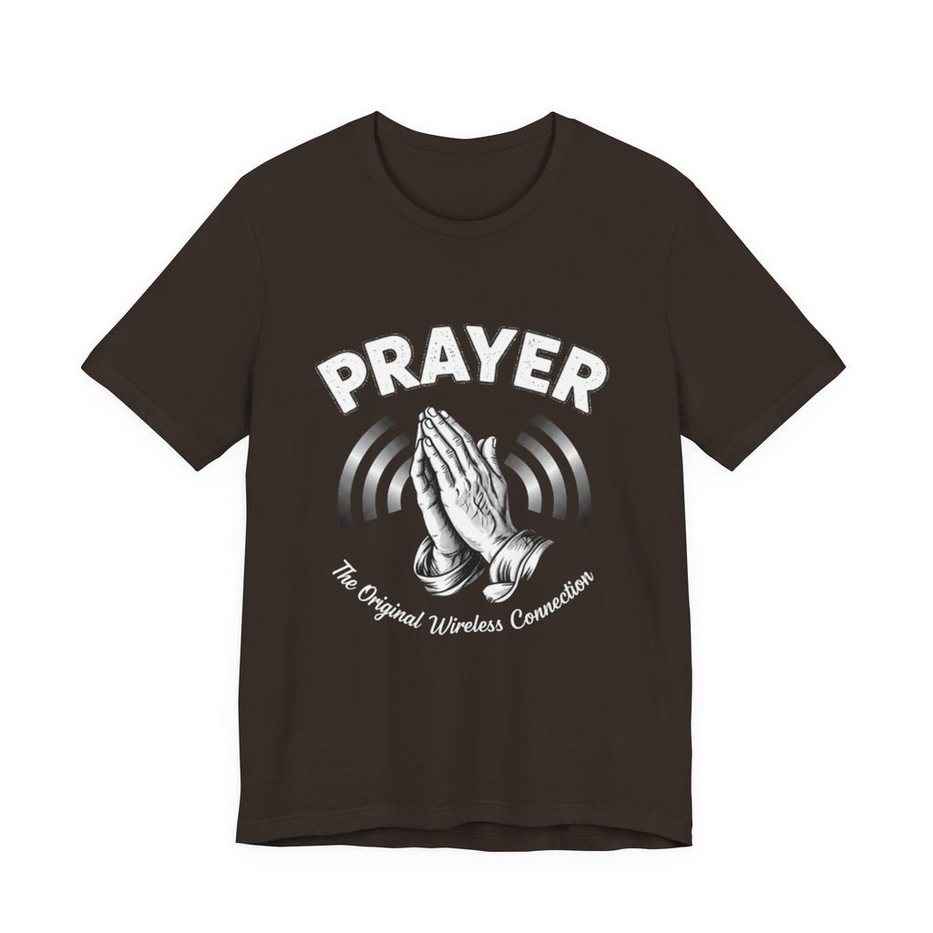 Prayer Tee — "The Original Wireless Connection" Graphic T-Shirt