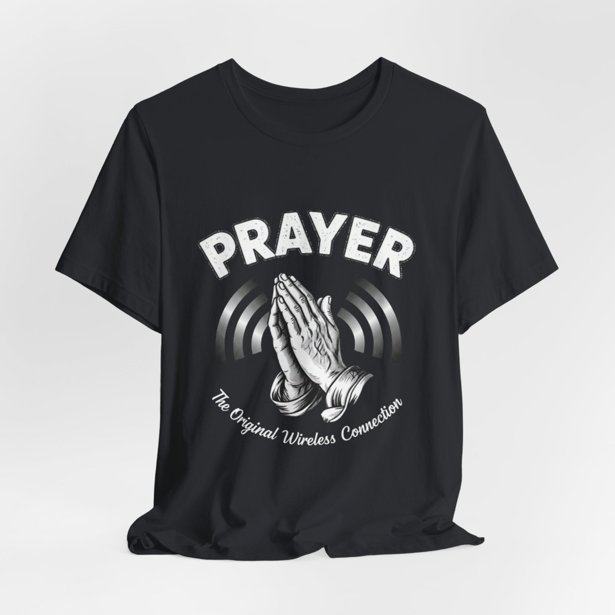 Prayer Tee — "The Original Wireless Connection" Graphic T-Shirt