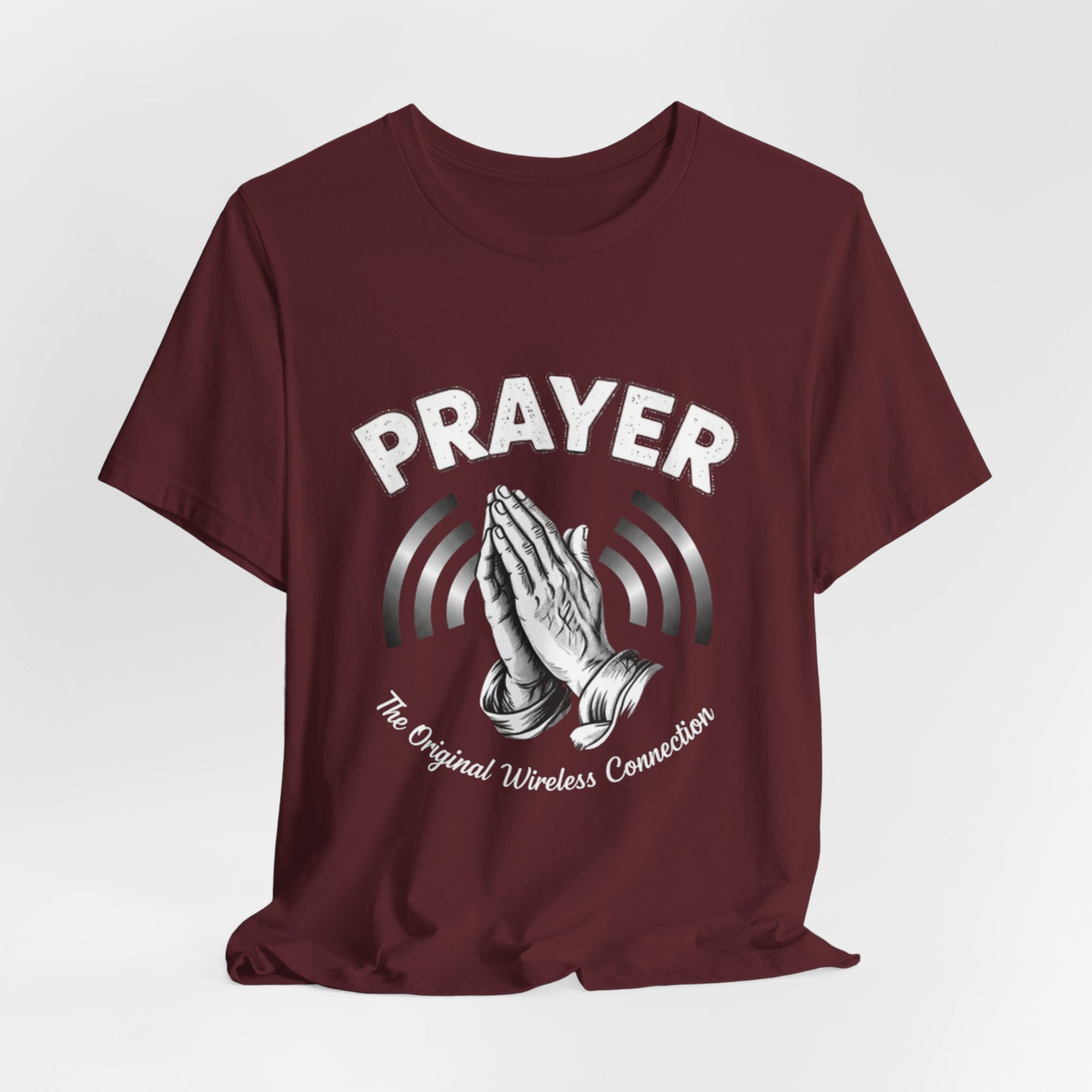 Prayer Tee — "The Original Wireless Connection" Graphic T-Shirt