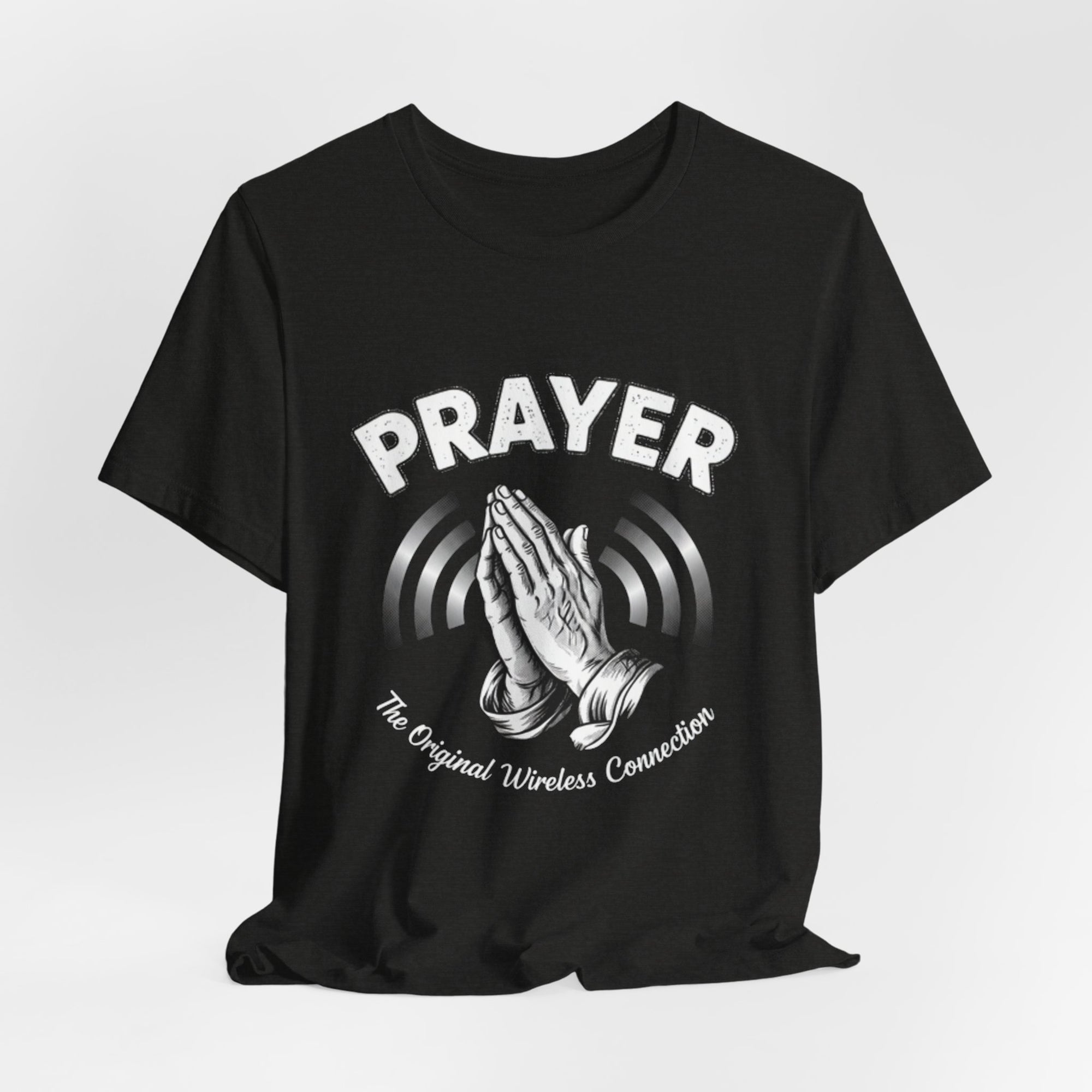 Prayer Tee — "The Original Wireless Connection" Graphic T-Shirt