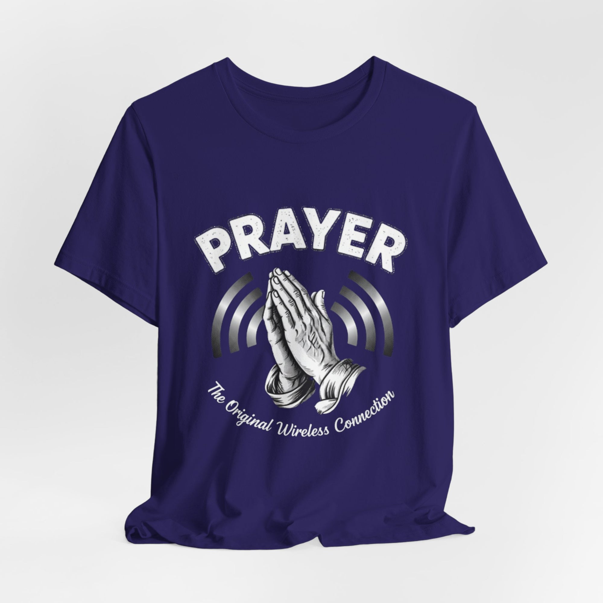Prayer Tee — "The Original Wireless Connection" Graphic T-Shirt