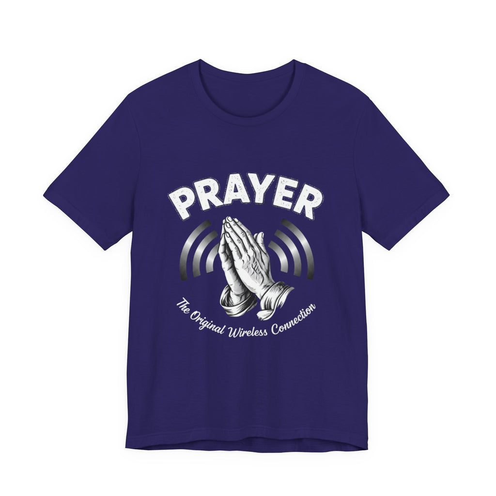 Prayer Tee — "The Original Wireless Connection" Graphic T-Shirt