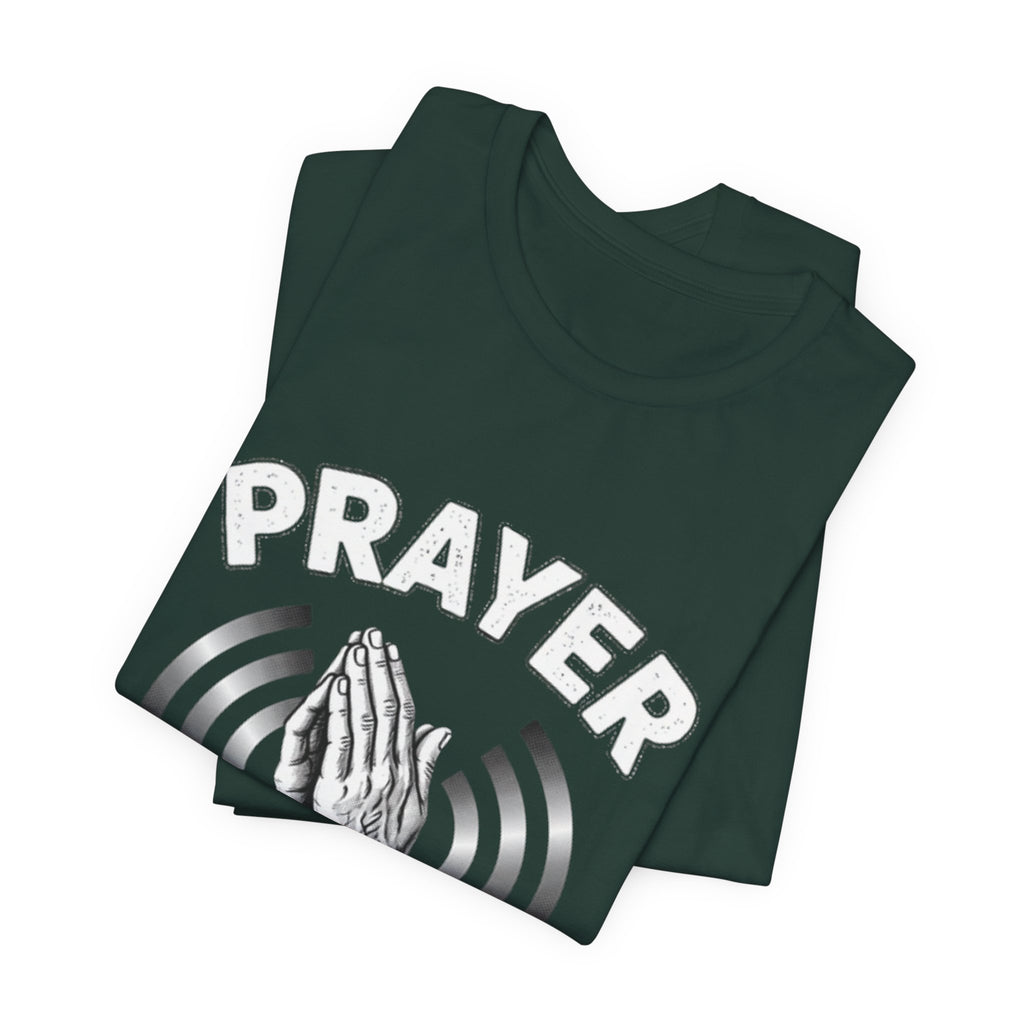 Prayer Tee — "The Original Wireless Connection" Graphic T-Shirt
