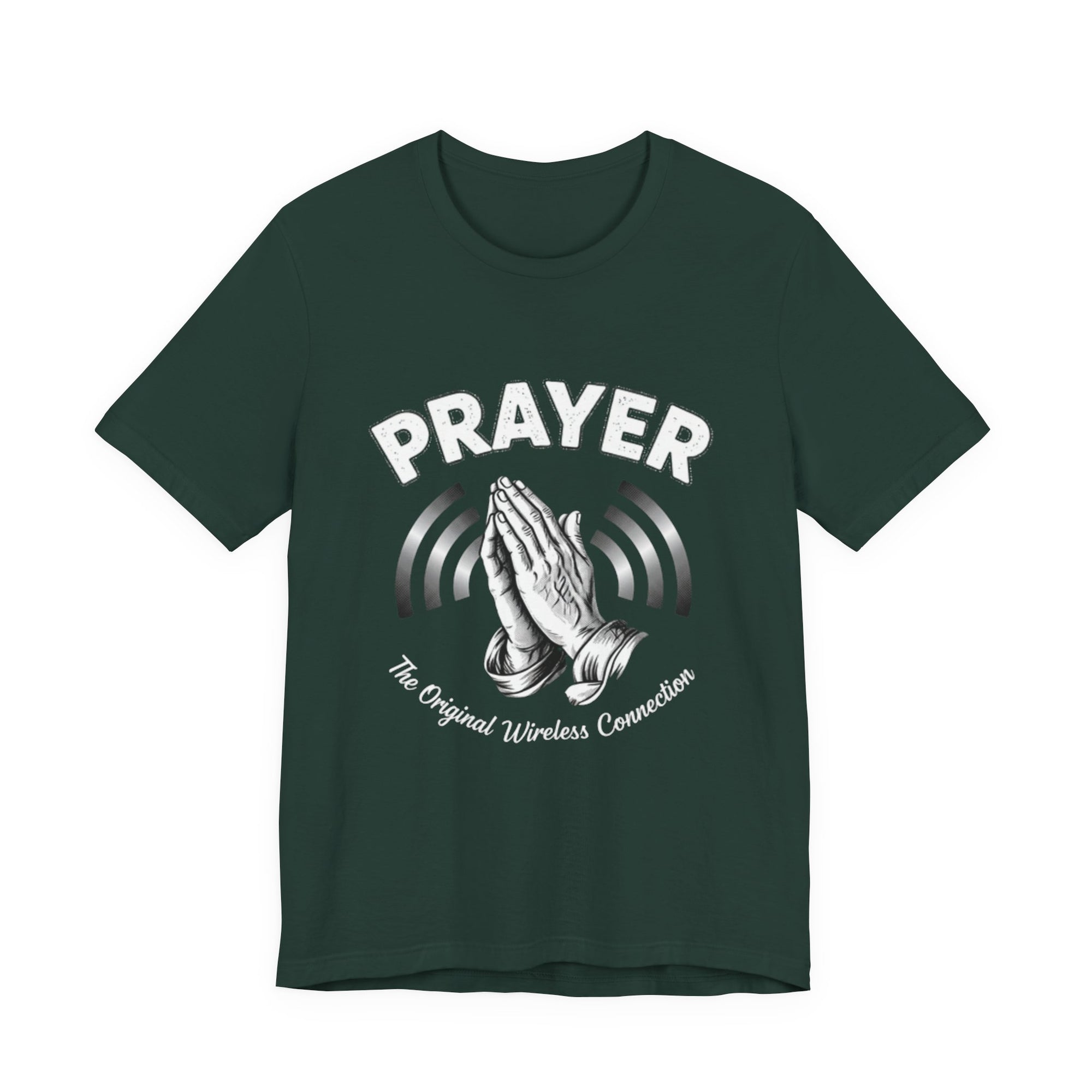 Prayer Tee — "The Original Wireless Connection" Graphic T-Shirt
