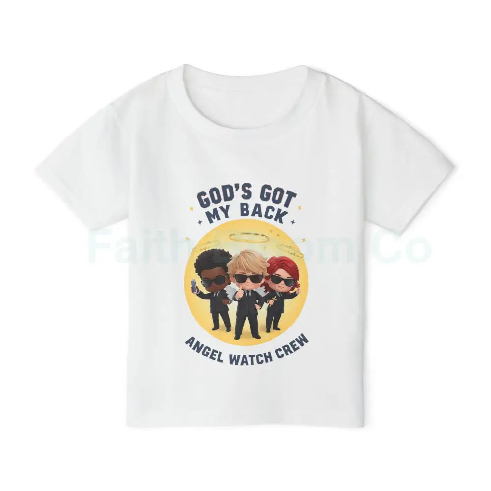 Angel Watch Crew Toddler T-Shirt Cute Kids Graphic Tee Gifts for Little Boys Birthday Party Outfits Fun Angel Themed