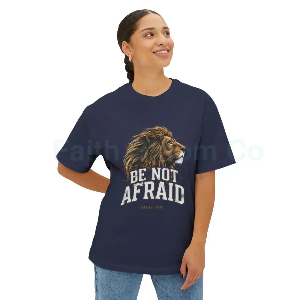 Be Not Afraid Lion of Judah Tee — Isaiah 41:10 Inspirational Graphic T‑Shirt T-Shirt