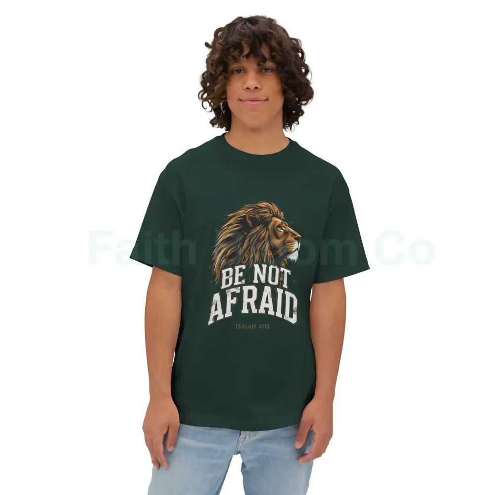 Be Not Afraid Lion of Judah Tee — Isaiah 41:10 Inspirational Graphic T‑Shirt T-Shirt