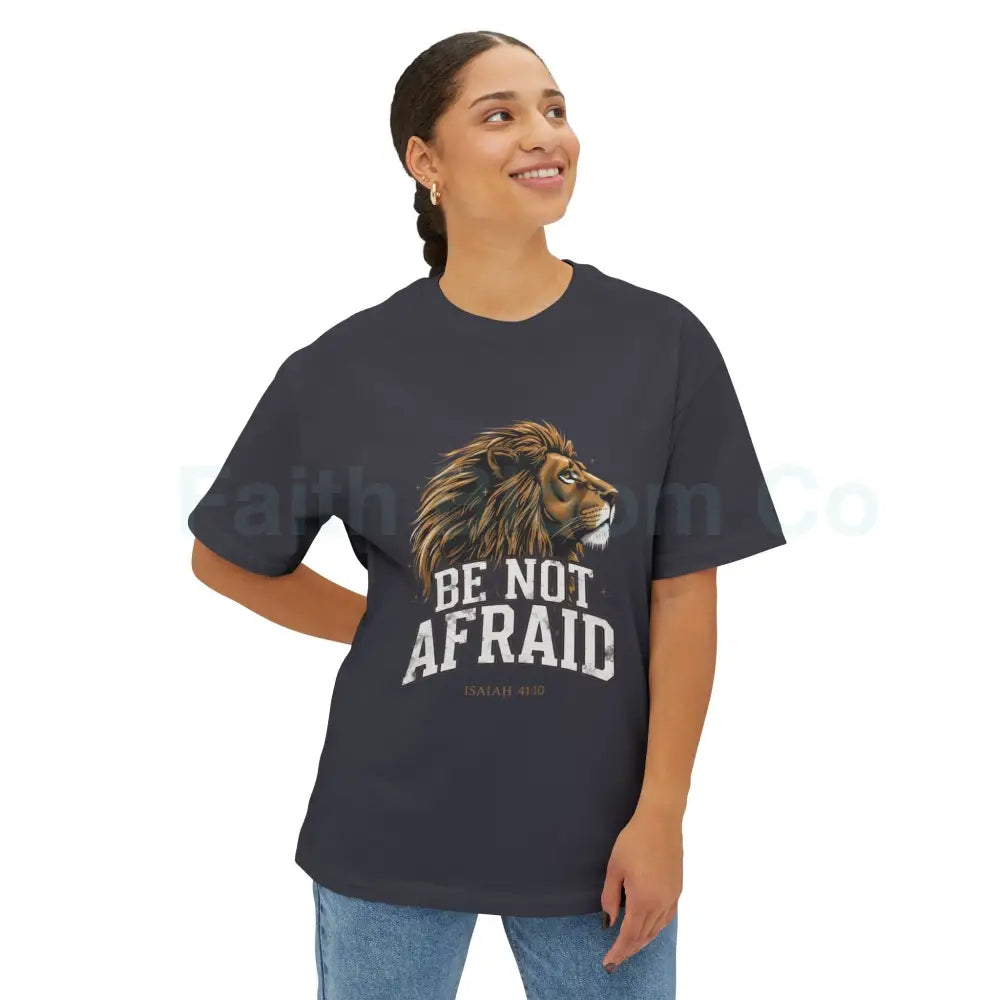 Be Not Afraid Lion of Judah Tee — Isaiah 41:10 Inspirational Graphic T‑Shirt T-Shirt