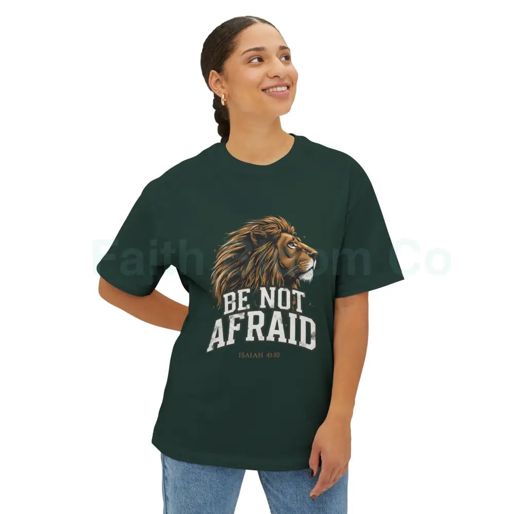 Be Not Afraid Lion of Judah Tee — Isaiah 41:10 Inspirational Graphic T‑Shirt T-Shirt