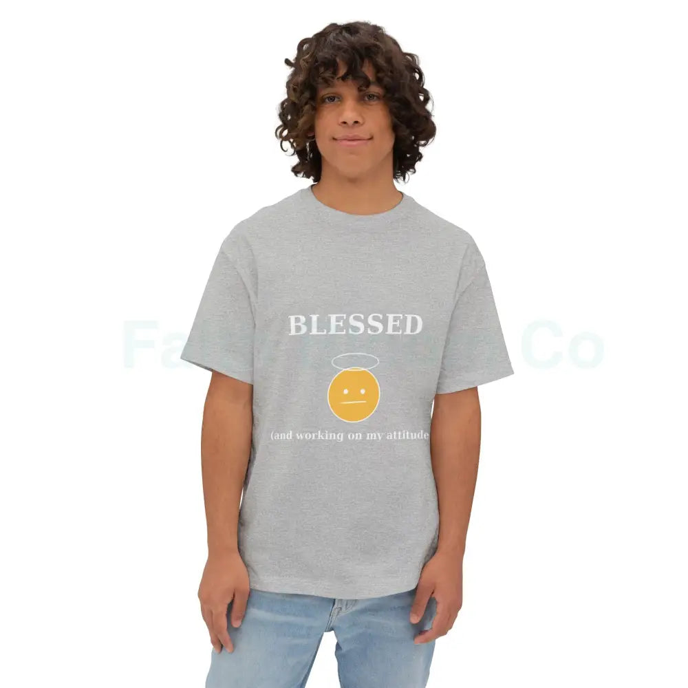 Blessed Attitude Oversized Tee T-Shirt