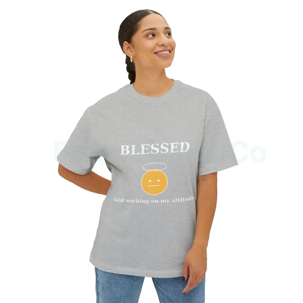 Blessed Attitude Oversized Tee T-Shirt