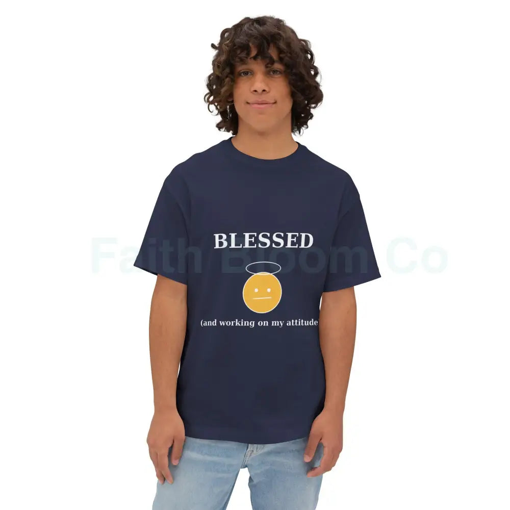 Blessed Attitude Oversized Tee T-Shirt