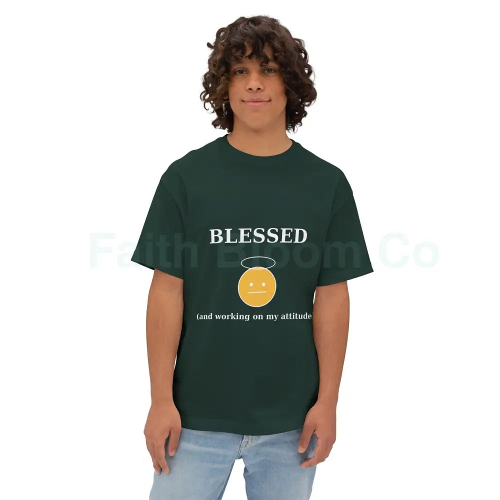Blessed Attitude Oversized Tee T-Shirt