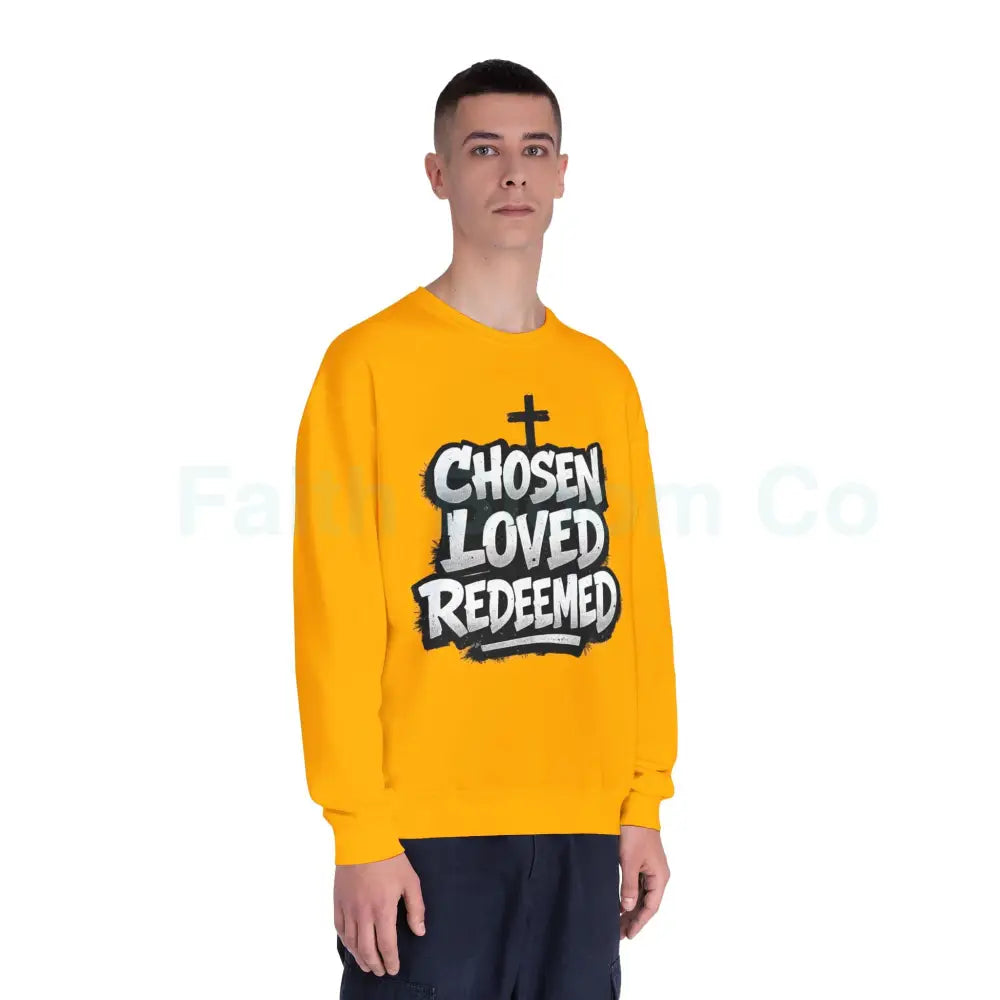 Chosen Loved Redeemed Crewneck Sweatshirt — Graffiti Streetwear Sweatshirt