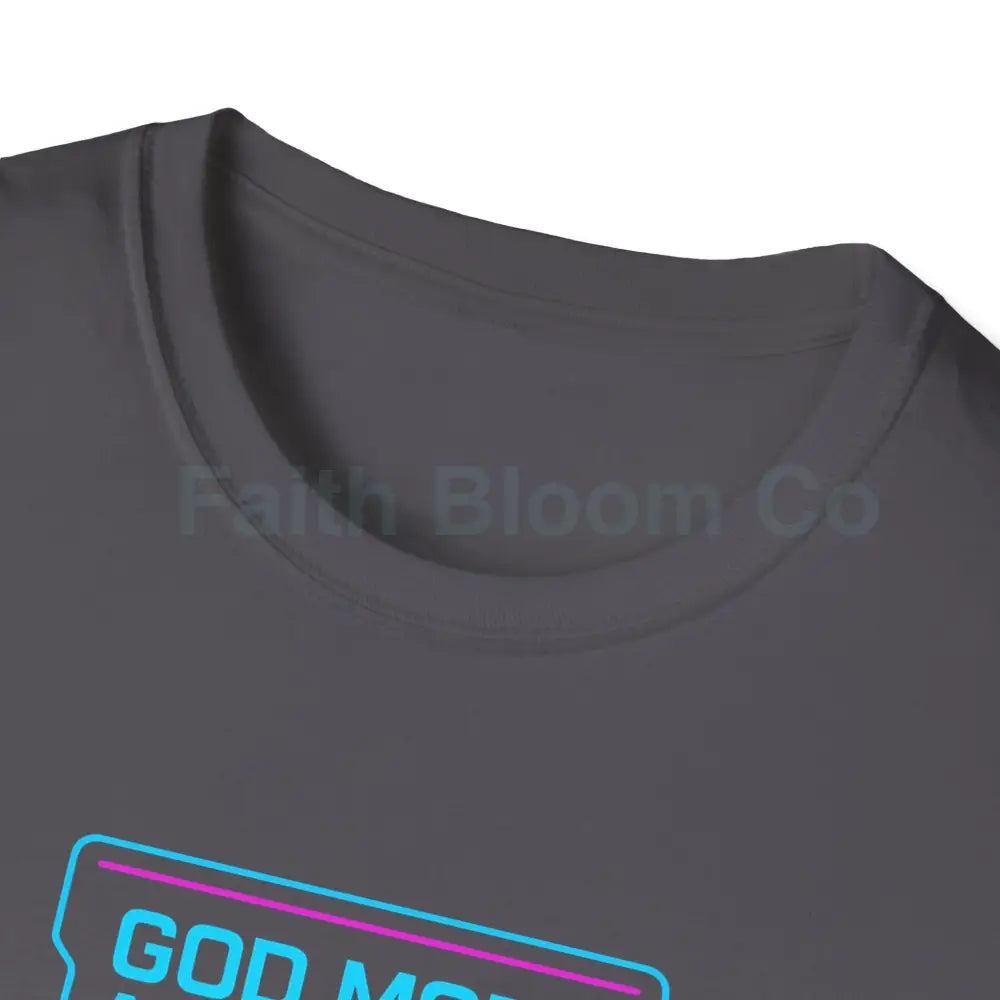 Christ-Centered Gamer T-Shirt - God Mode Activated Unisex Tee for Faith-Based Gamers T-Shirt