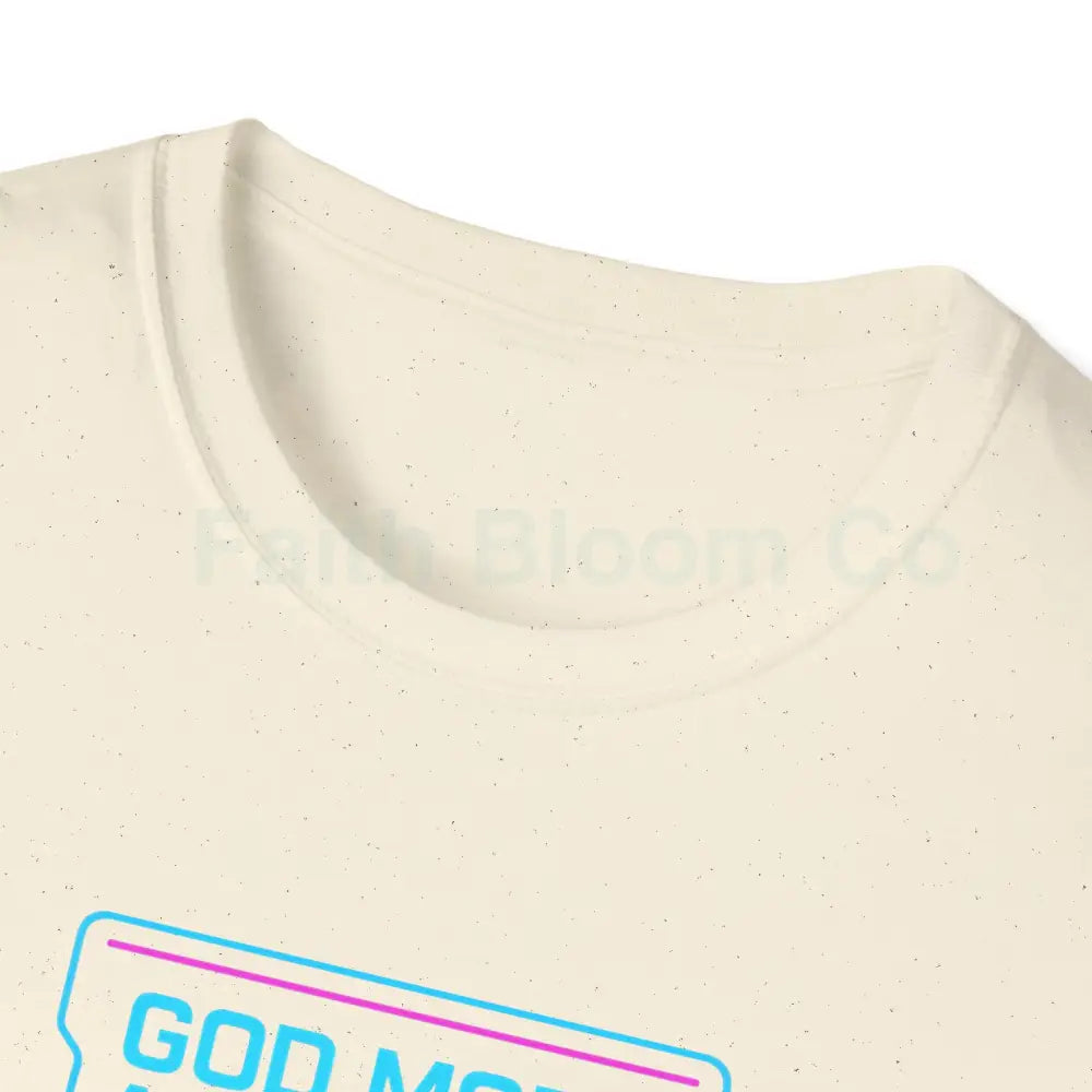 Christ-Centered Gamer T-Shirt - God Mode Activated Unisex Tee for Faith-Based Gamers T-Shirt