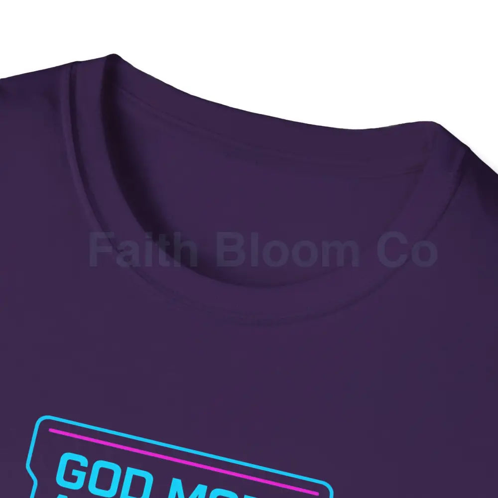 Christ-Centered Gamer T-Shirt - God Mode Activated Unisex Tee for Faith-Based Gamers T-Shirt