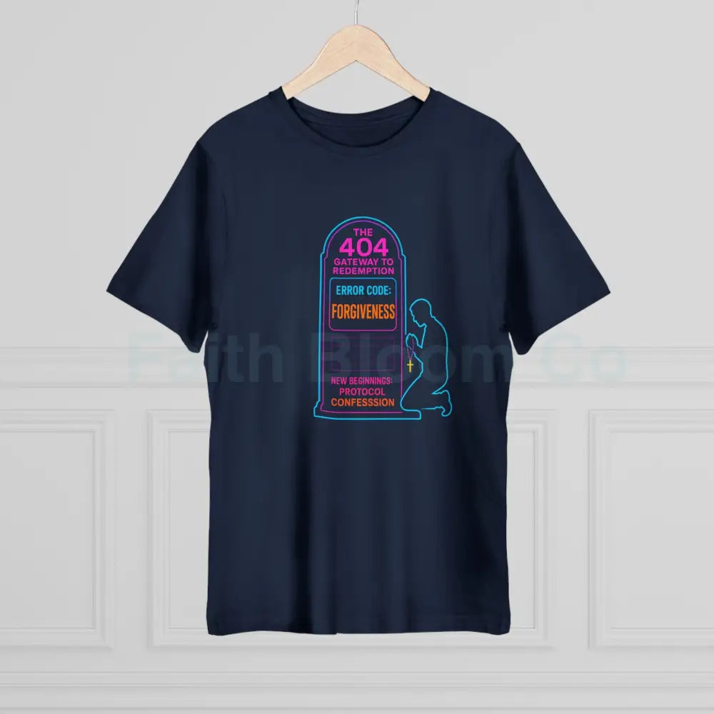 Confession Booth Deluxe T-shirt - The 404 Gateway to Redemption Design T-Shirt