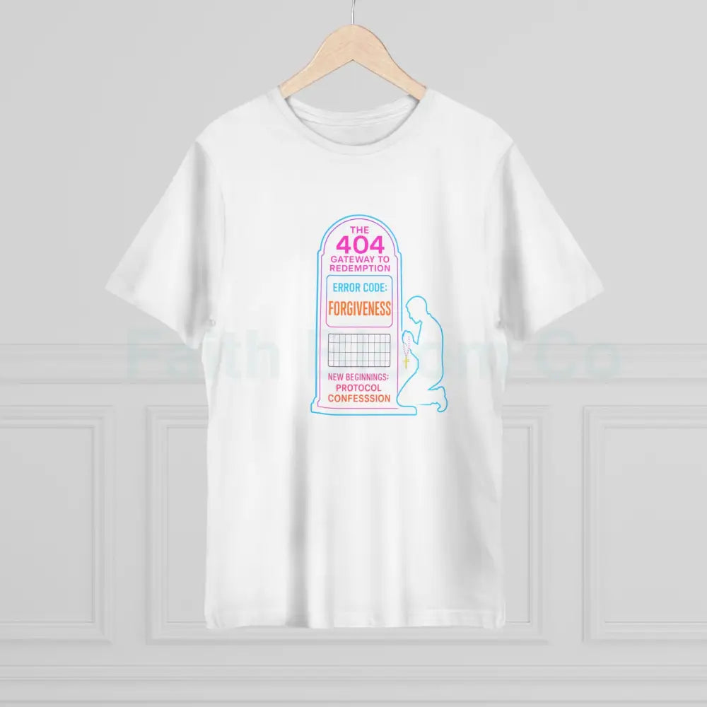 Confession Booth Deluxe T-shirt - The 404 Gateway to Redemption Design T-Shirt