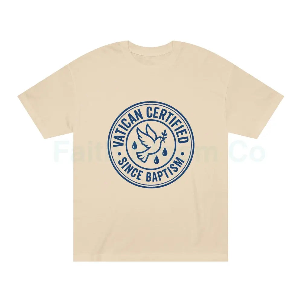 Faithful Vatican Certified Unisex Tee Sand / S T-Shirt