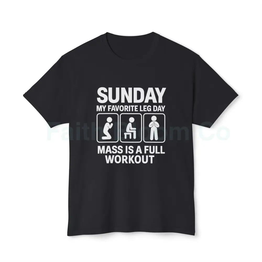Funny Workout T-Shirt for Fitness Enthusiasts Gym Gift Humor Tee Leg Day Shirt Unisex Cotton Top Black / S T-Shirt