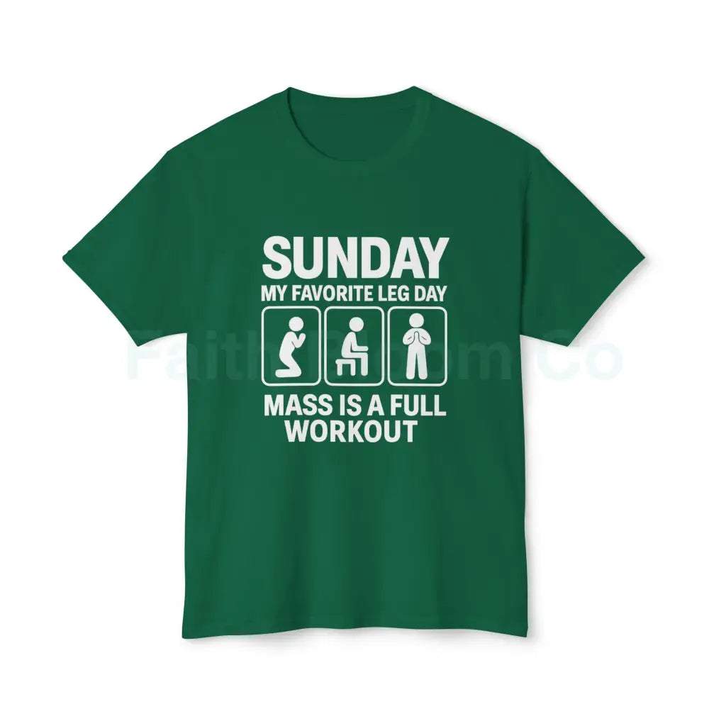Funny Workout T-Shirt for Fitness Enthusiasts Gym Gift Humor Tee Leg Day Shirt Unisex Cotton Top Clover / S T-Shirt