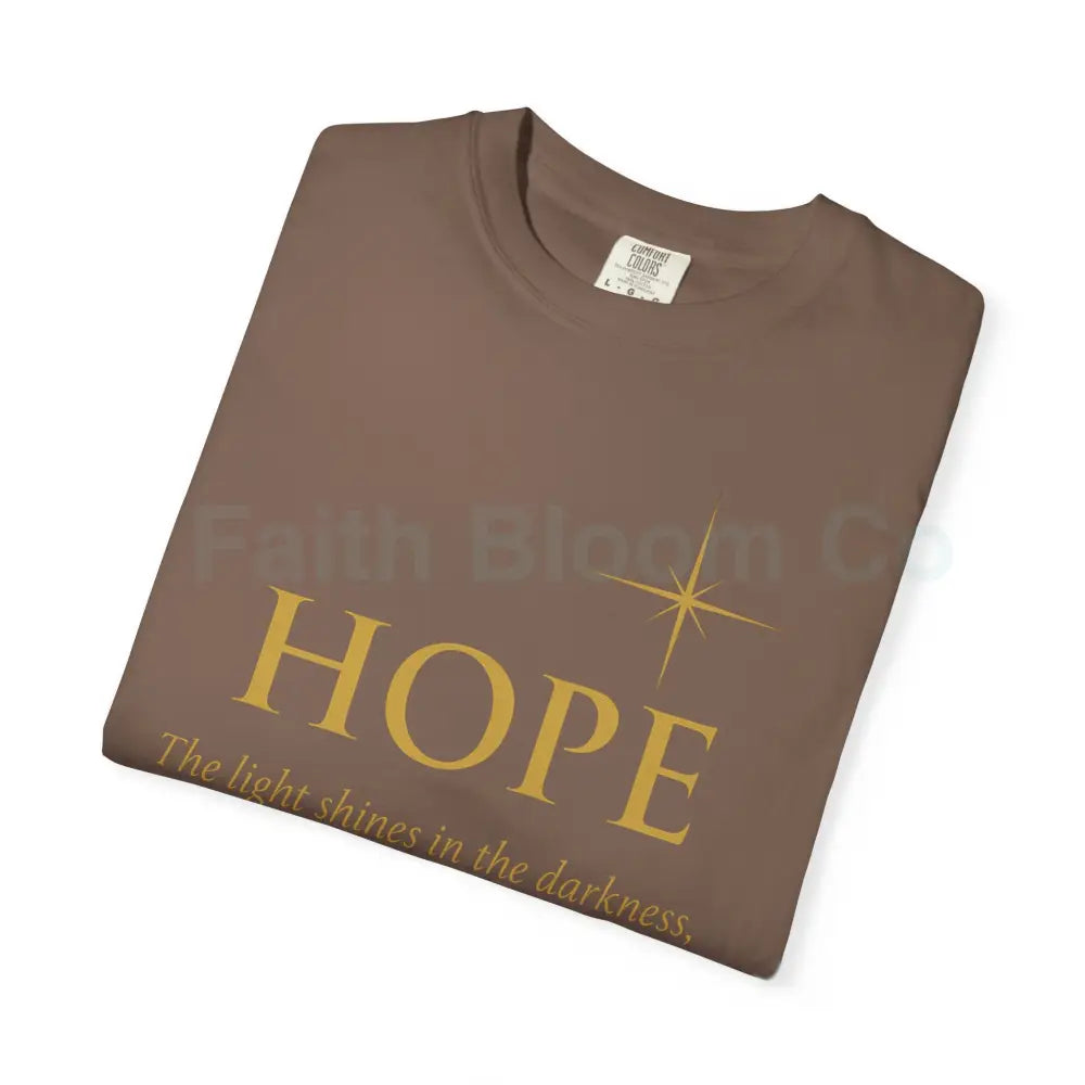 Hope Candle T-Shirt Unisex Inspirational Tee Gift for Encouragement Spiritual Apparel Comfort Wear for All Occasions