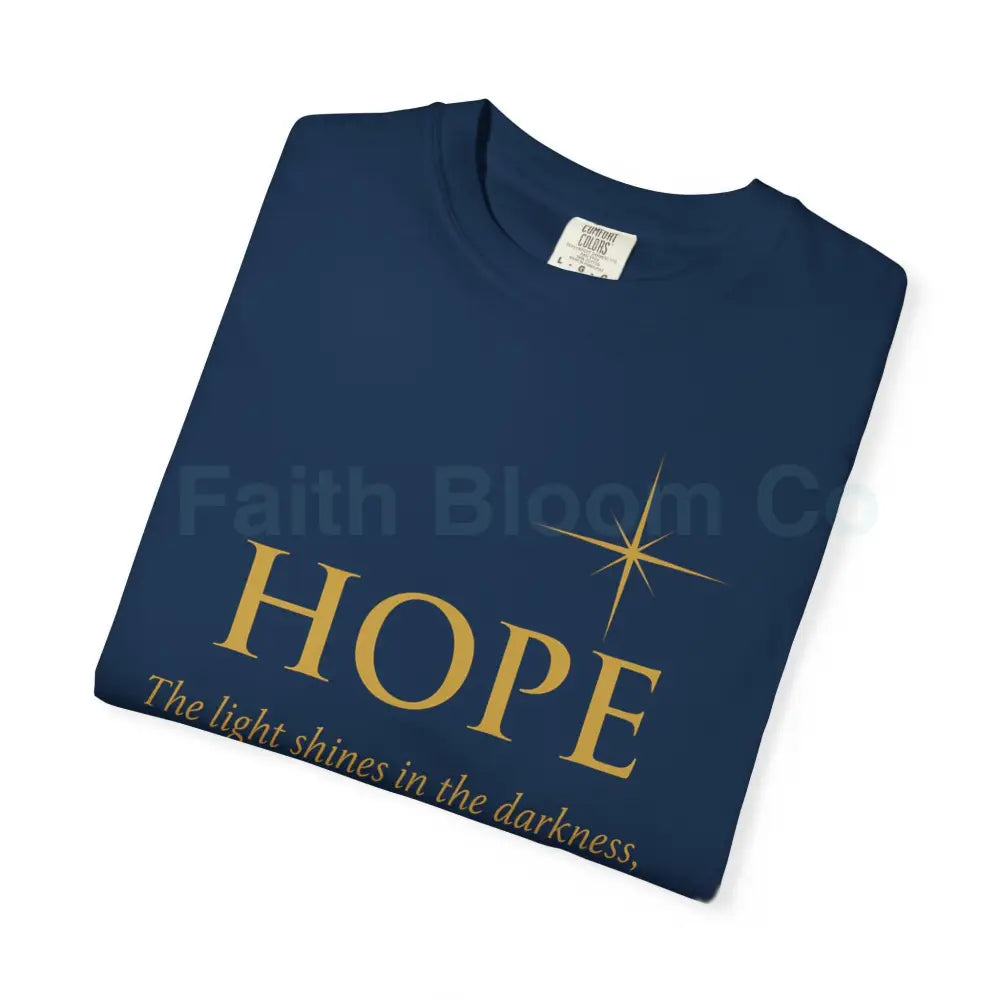 Hope Candle T-Shirt Unisex Inspirational Tee Gift for Encouragement Spiritual Apparel Comfort Wear for All Occasions