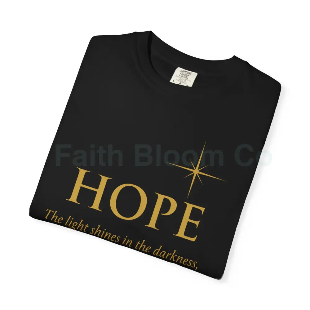 Hope Candle T-Shirt Unisex Inspirational Tee Gift for Encouragement Spiritual Apparel Comfort Wear for All Occasions