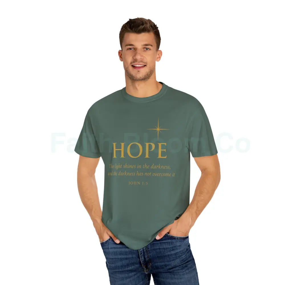 Hope Candle T-Shirt Unisex Inspirational Tee Gift for Encouragement Spiritual Apparel Comfort Wear for All Occasions