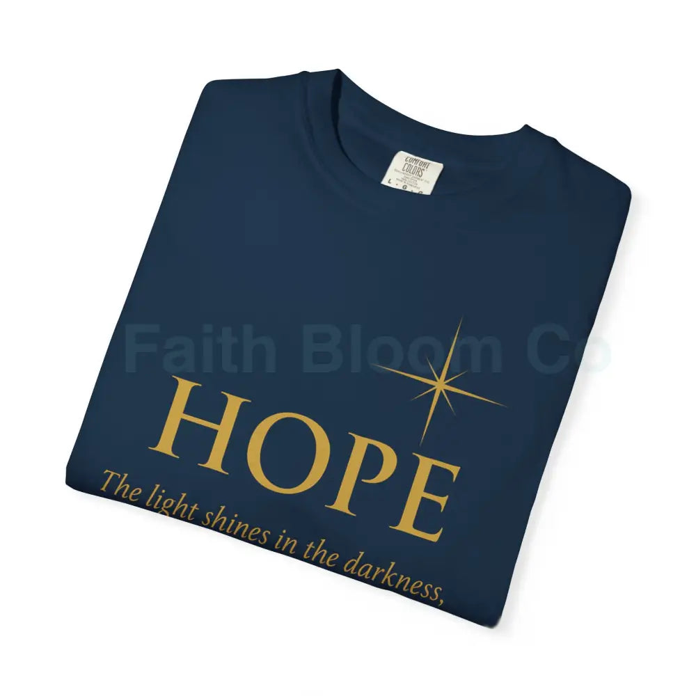 Hope Candle T-Shirt Unisex Inspirational Tee Gift for Encouragement Spiritual Apparel Comfort Wear for All Occasions