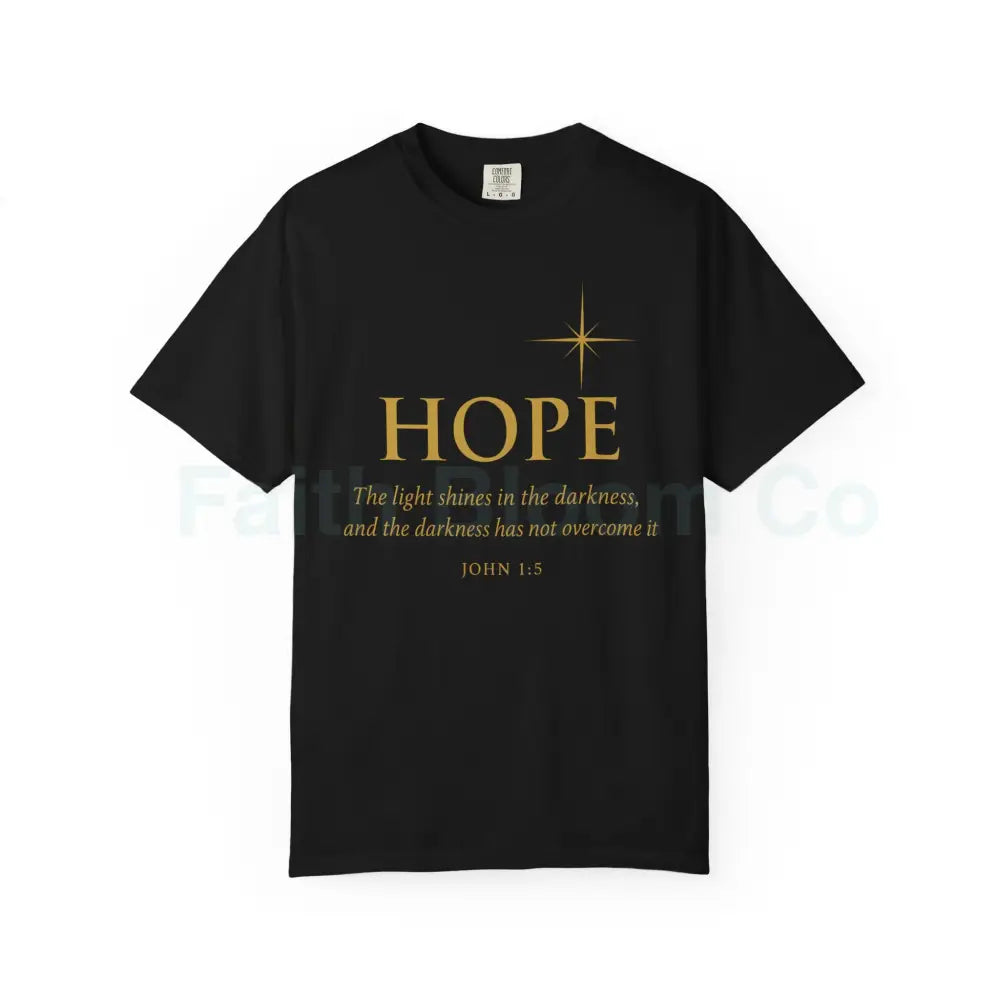 Hope Candle T-Shirt Unisex Inspirational Tee Gift for Encouragement Spiritual Apparel Comfort Wear for All Occasions