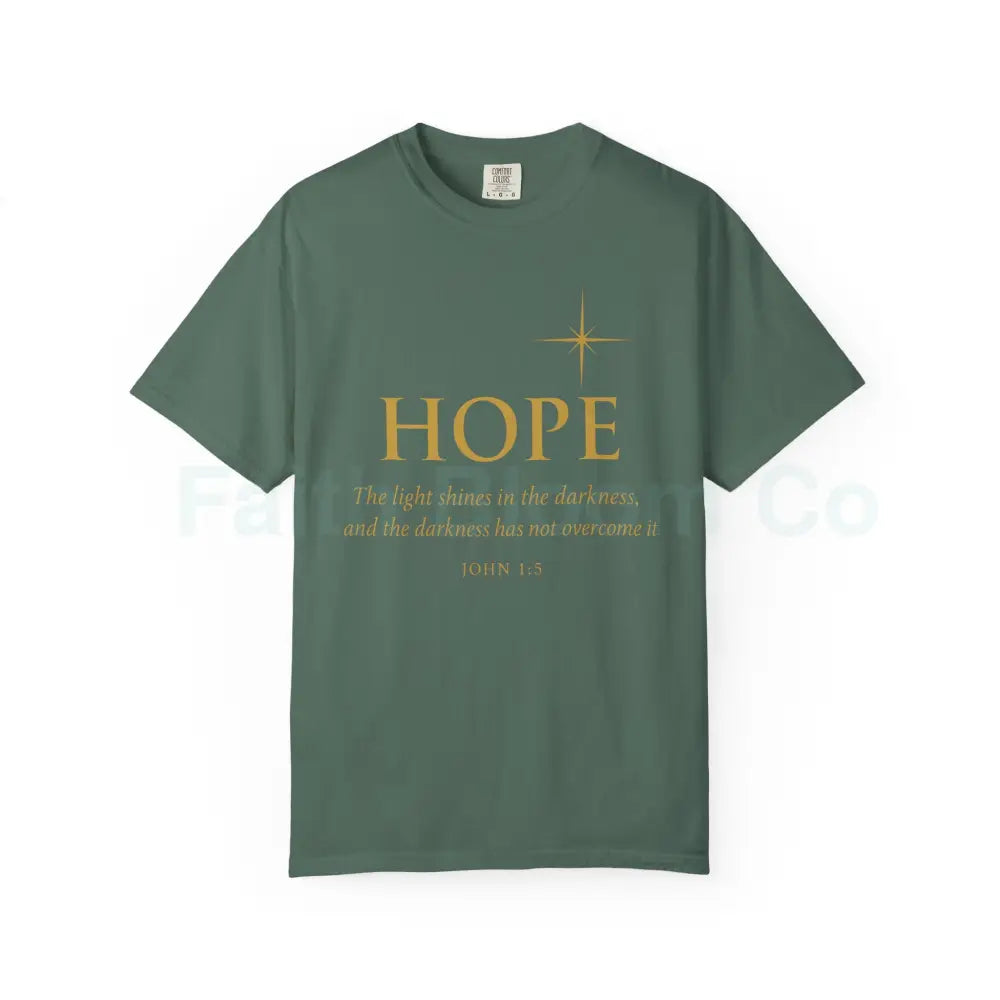 Hope Candle T-Shirt Unisex Inspirational Tee Gift for Encouragement Spiritual Apparel Comfort Wear for All Occasions
