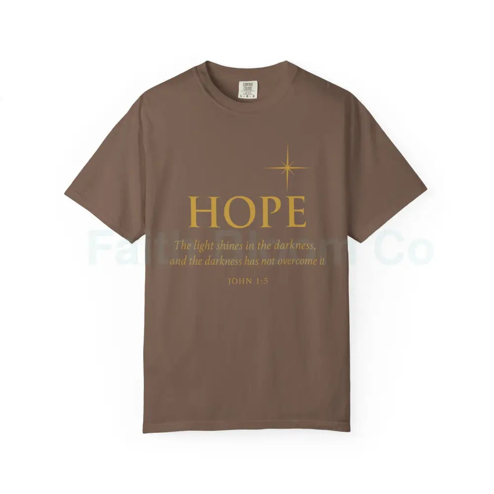 Hope Candle T-Shirt Unisex Inspirational Tee Gift for Encouragement Spiritual Apparel Comfort Wear for All Occasions