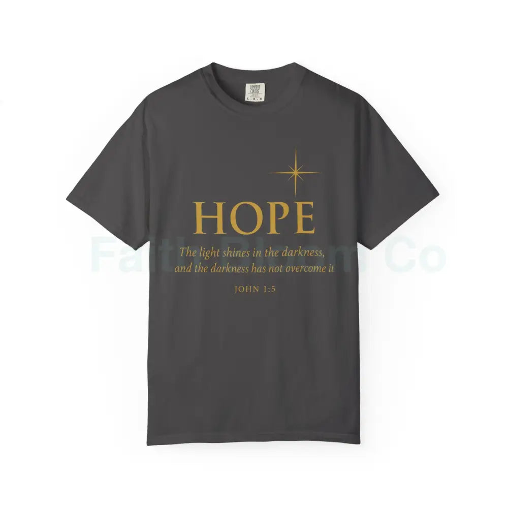 Hope Candle T-Shirt Unisex Inspirational Tee Gift for Encouragement Spiritual Apparel Comfort Wear for All Occasions
