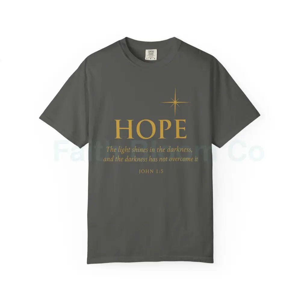 Hope Candle T-Shirt Unisex Inspirational Tee Gift for Encouragement Spiritual Apparel Comfort Wear for All Occasions