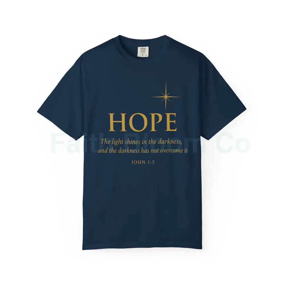 Hope Candle T-Shirt Unisex Inspirational Tee Gift for Encouragement Spiritual Apparel Comfort Wear for All Occasions