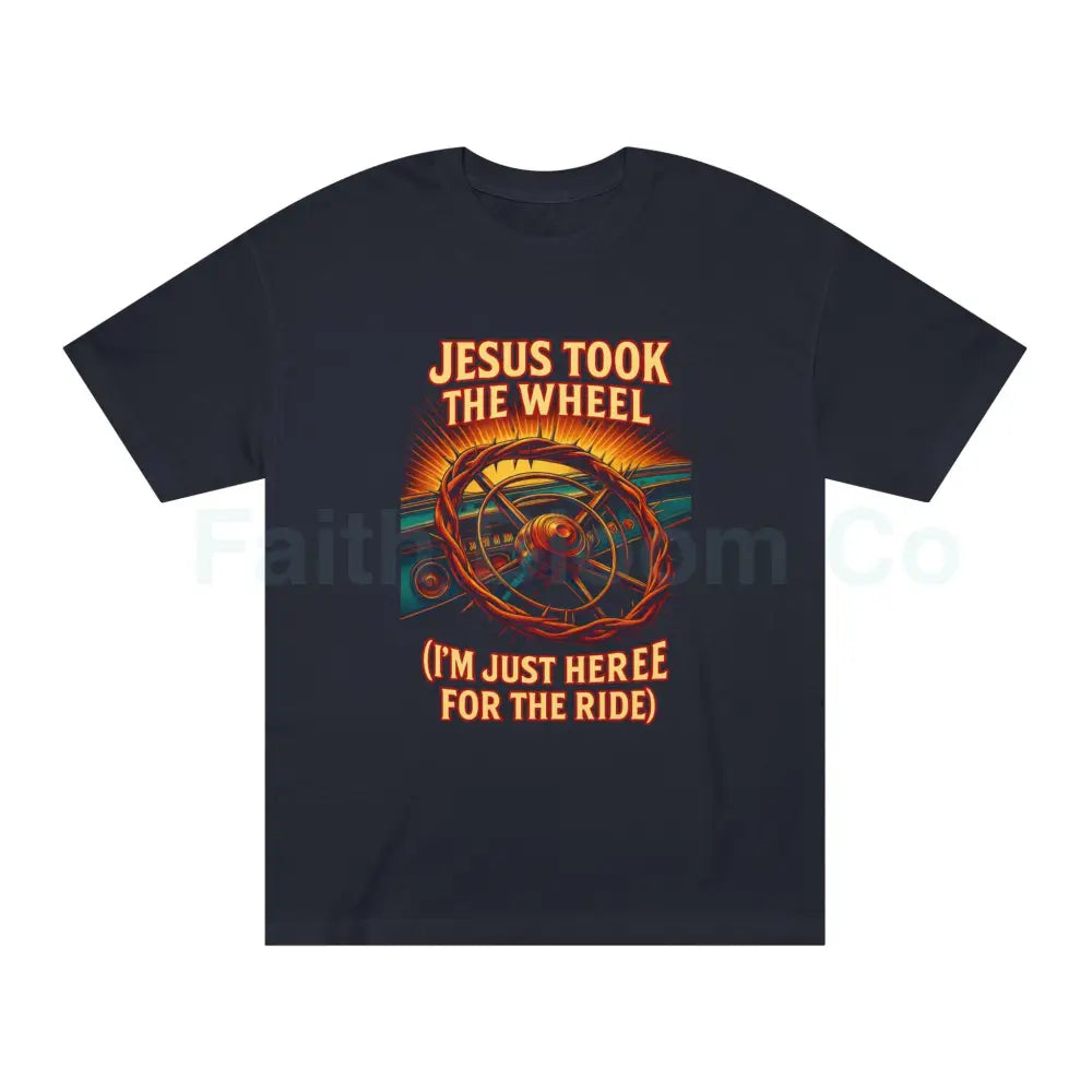 Jesus Took The Wheel Tee Black / S T-Shirt