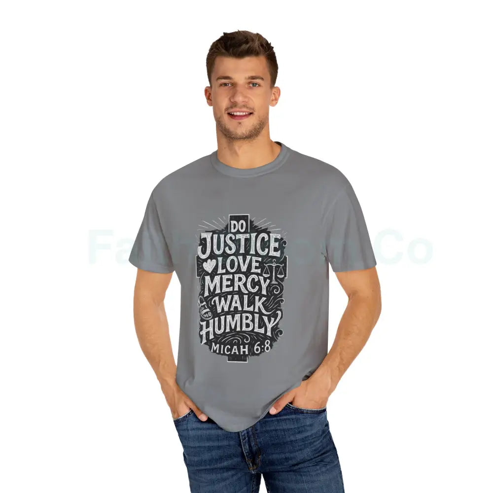 Live the Word: Micah 6:8 ’Do Justice’ Tee T-Shirt