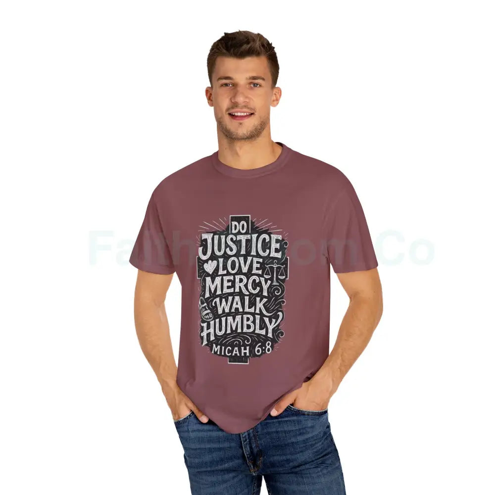 Live the Word: Micah 6:8 ’Do Justice’ Tee T-Shirt