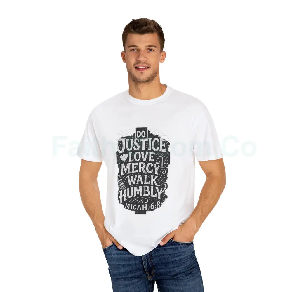Live the Word: Micah 6:8 ’Do Justice’ Tee T-Shirt