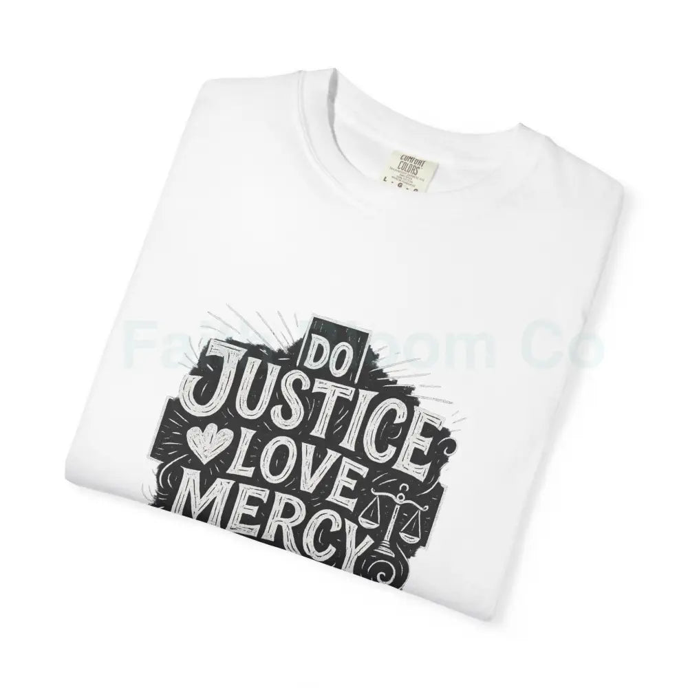 Live the Word: Micah 6:8 ’Do Justice’ Tee T-Shirt
