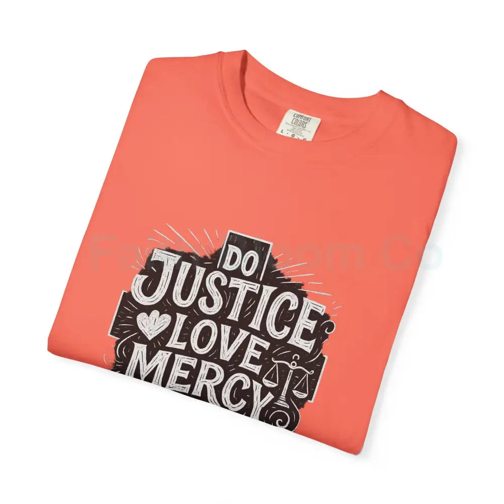 Live the Word: Micah 6:8 ’Do Justice’ Tee T-Shirt