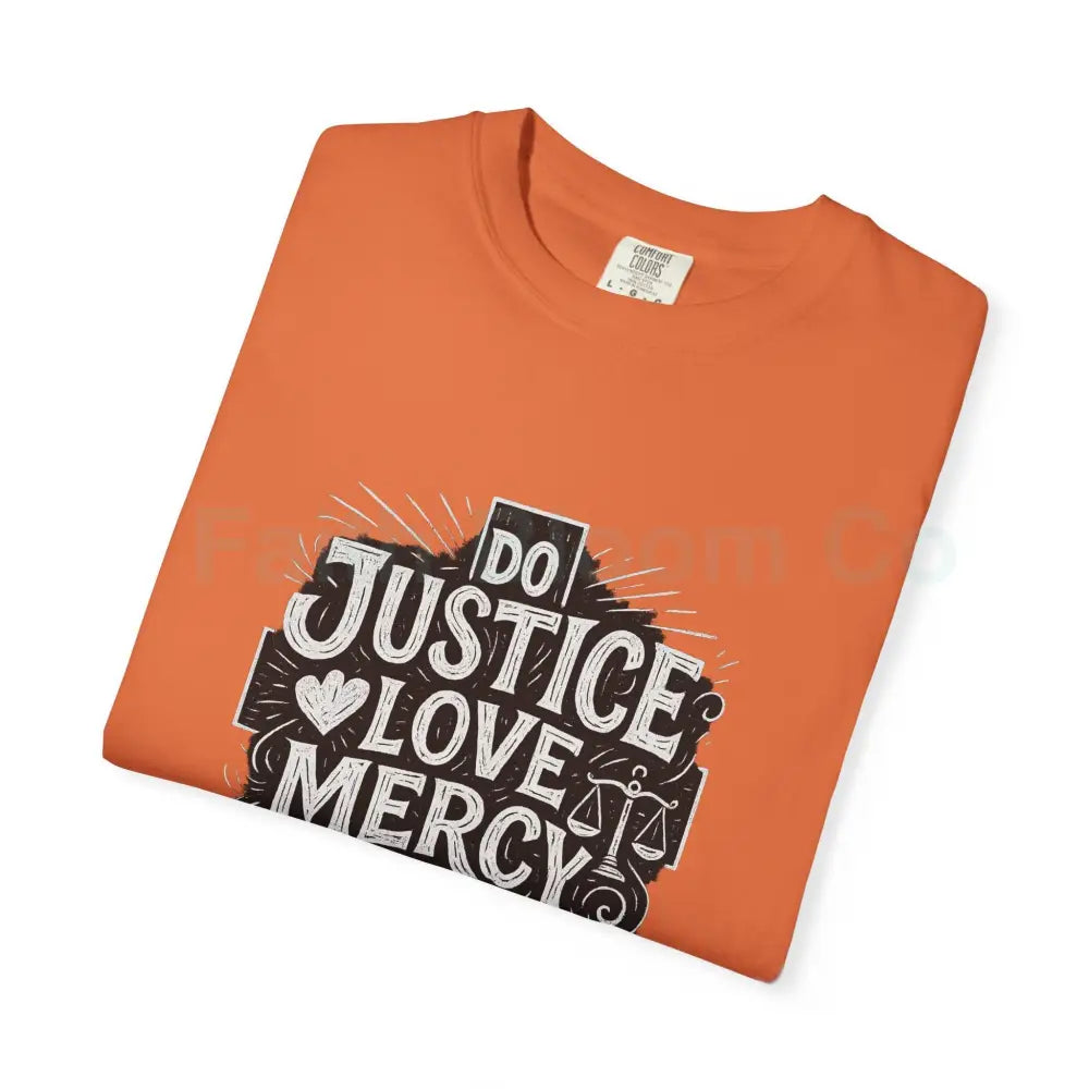 Live the Word: Micah 6:8 ’Do Justice’ Tee T-Shirt