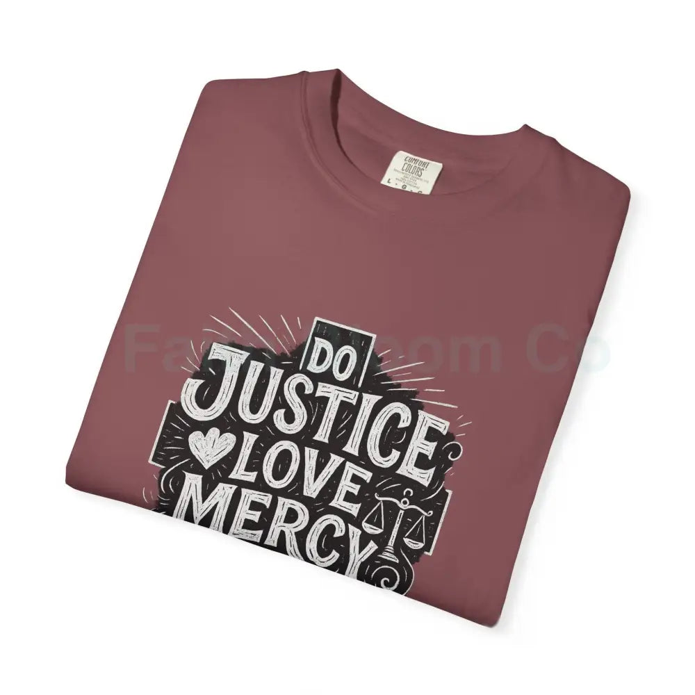 Live the Word: Micah 6:8 ’Do Justice’ Tee T-Shirt