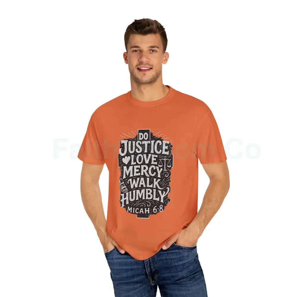 Live the Word: Micah 6:8 ’Do Justice’ Tee T-Shirt