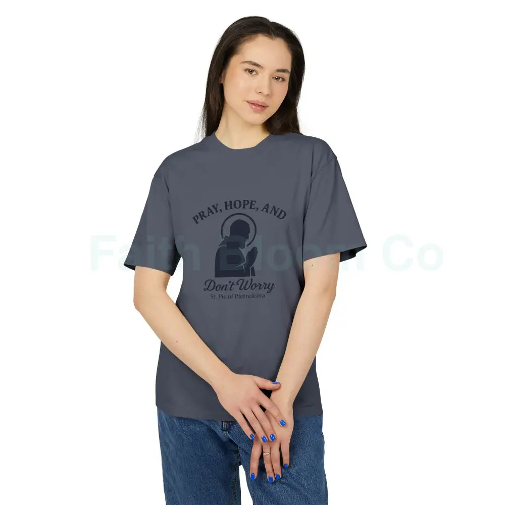 Padre Pio “Pray Hope and Don’t Worry” T-Shirt T-Shirt