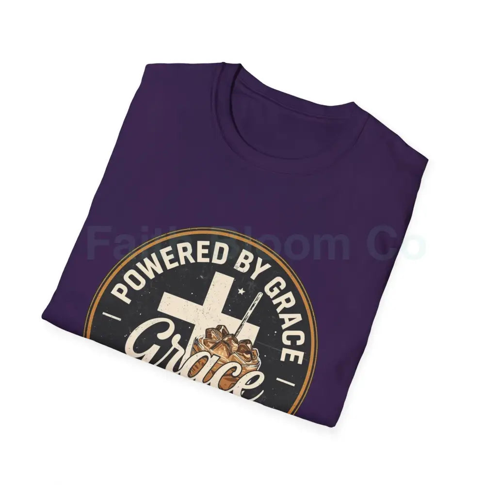Powered by Grace & Iced Coffee T-Shirt T-Shirt