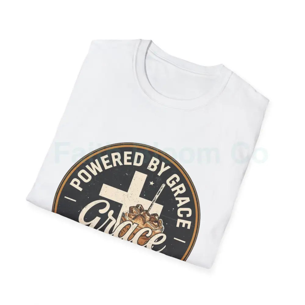 Powered by Grace & Iced Coffee T-Shirt T-Shirt